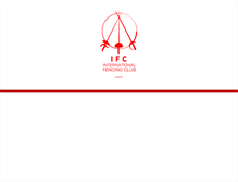 Tablet Screenshot of internationalfencingclub.com